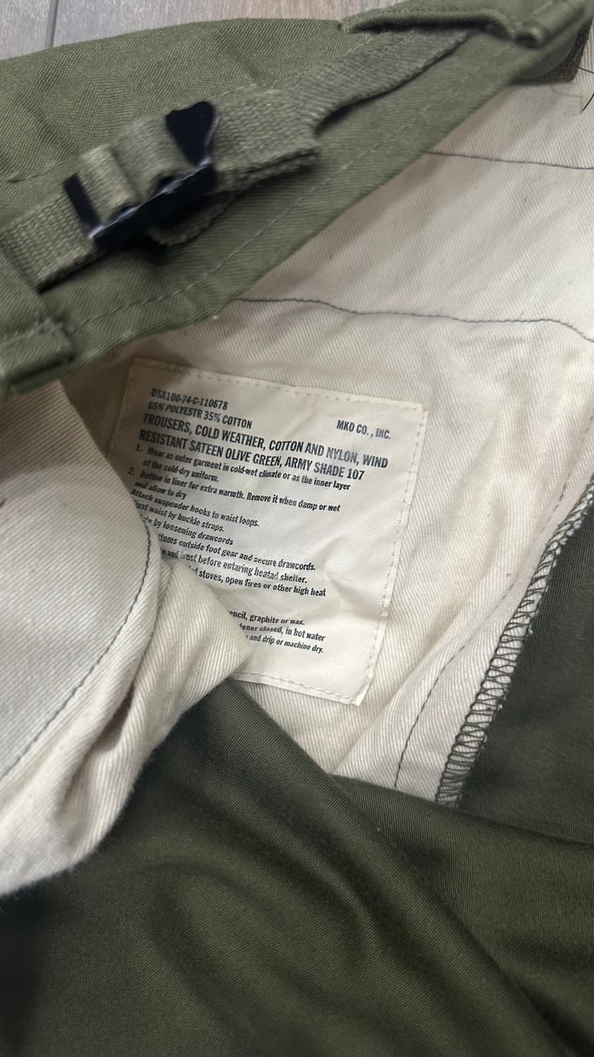 m-65 필드팬츠 복각. m 레귤러  상품이미지4