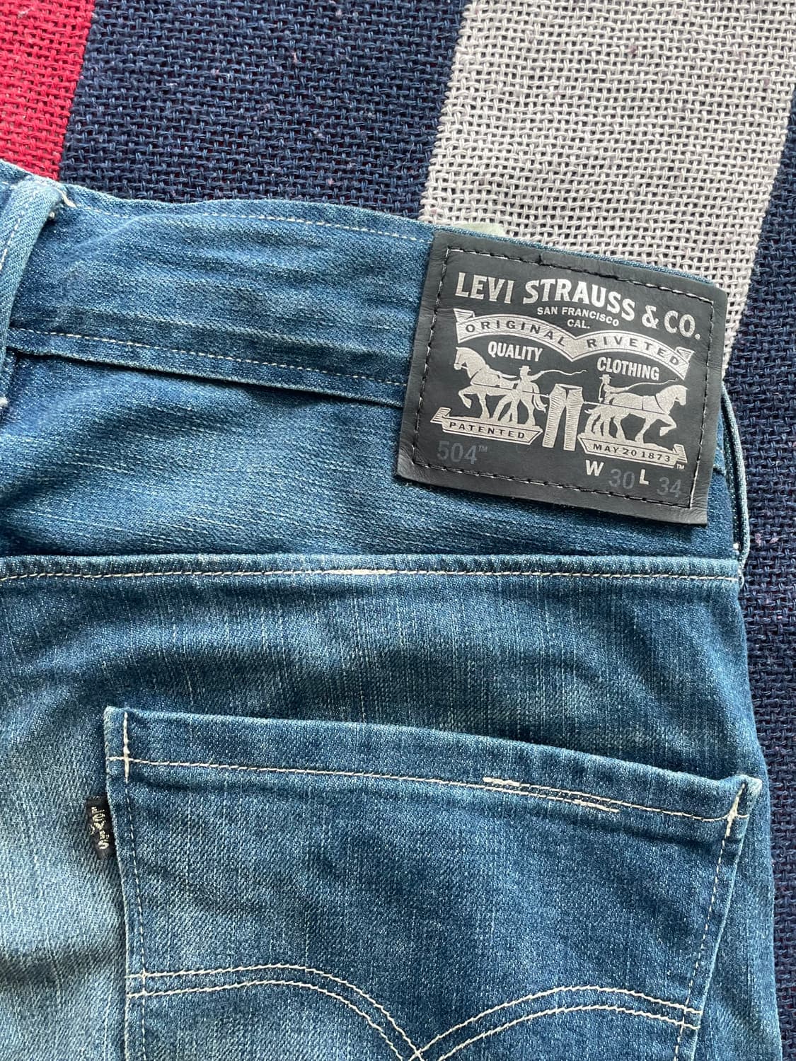 리바이스 504 데님 상품이미지3