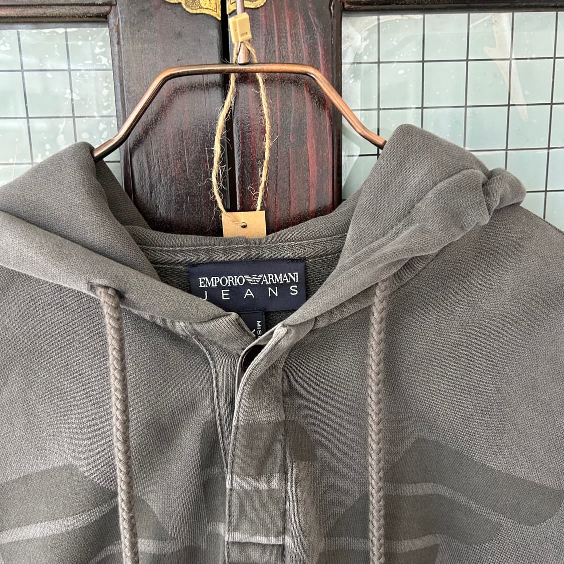 엠포리오 아르마니 진 버튼 업 후디 상품이미지5