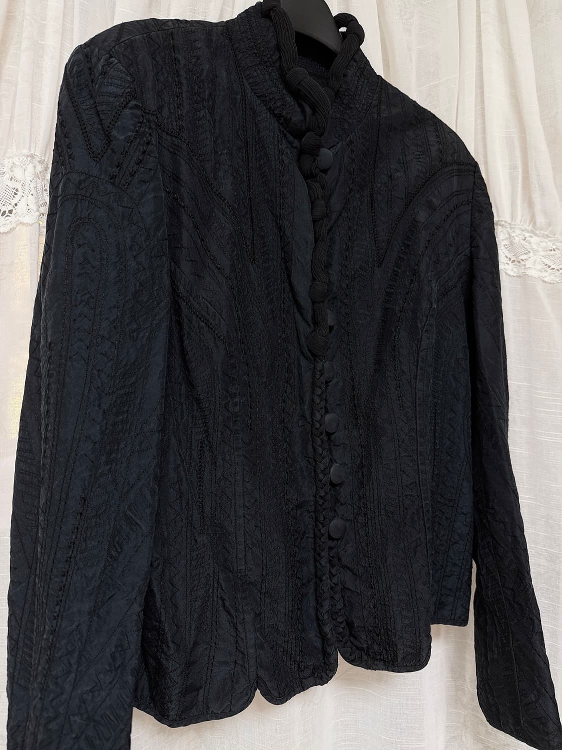 Oree 오르에 빈티지 실크 100% 자켓 vintage jacket 상품이미지4