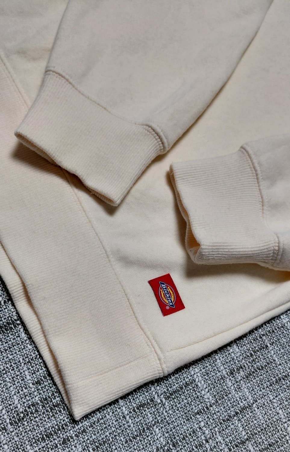 디키즈 워크웨어 헤리티지 기모 맨투맨 아이보리 L 상품이미지3