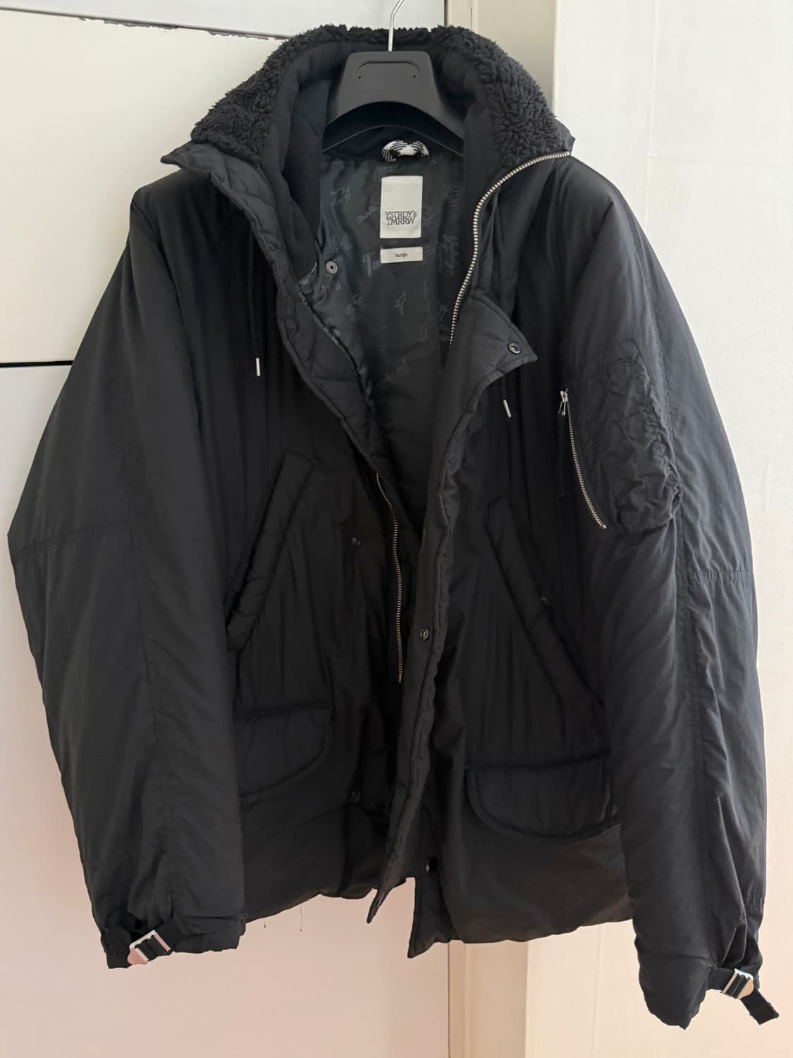 L) 예스터데이 투모로우 밀리터리 패딩 파카 상품이미지1