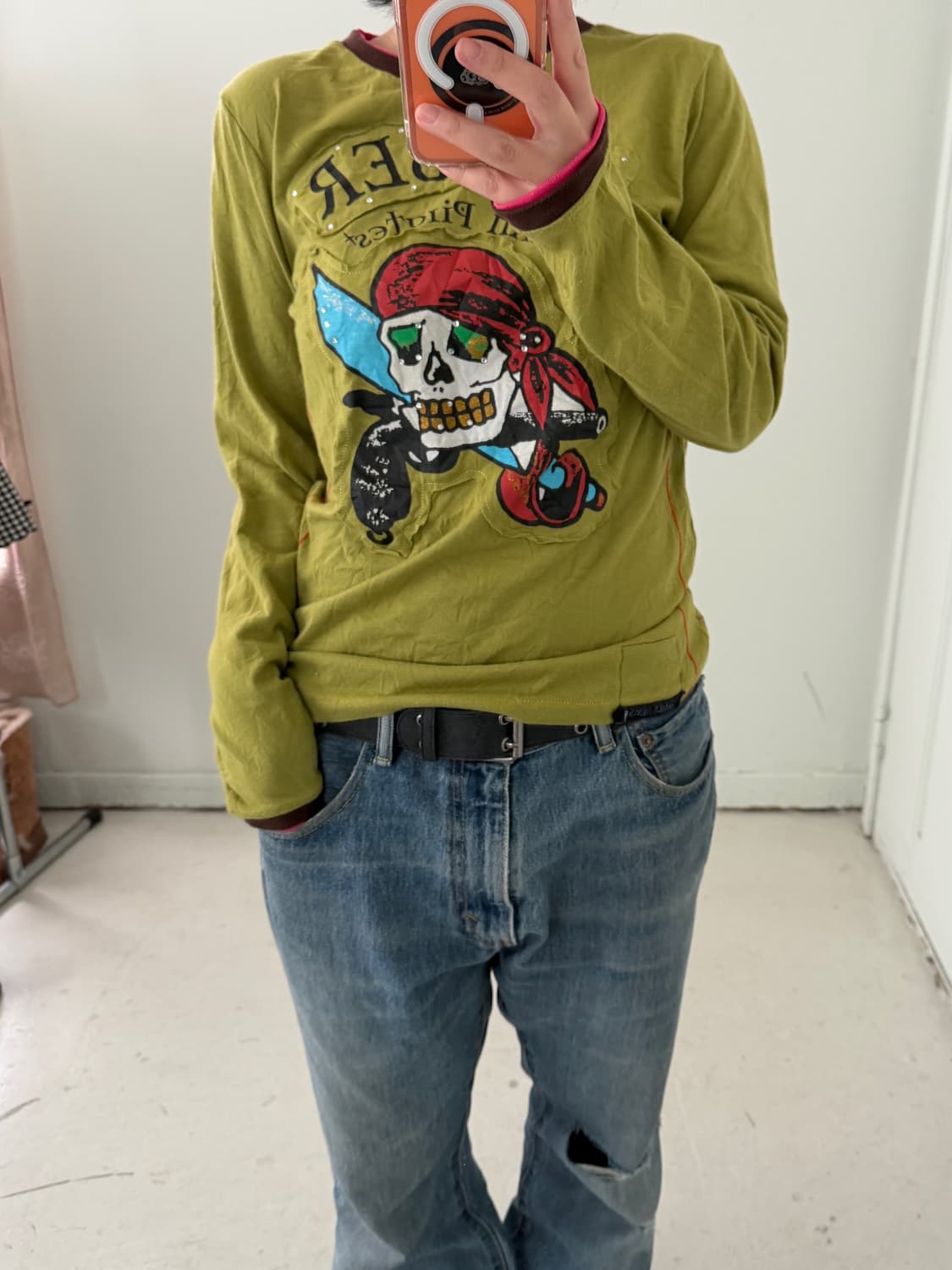 일본빈티지 y2k 괴짜 롱슬리브 상품이미지5