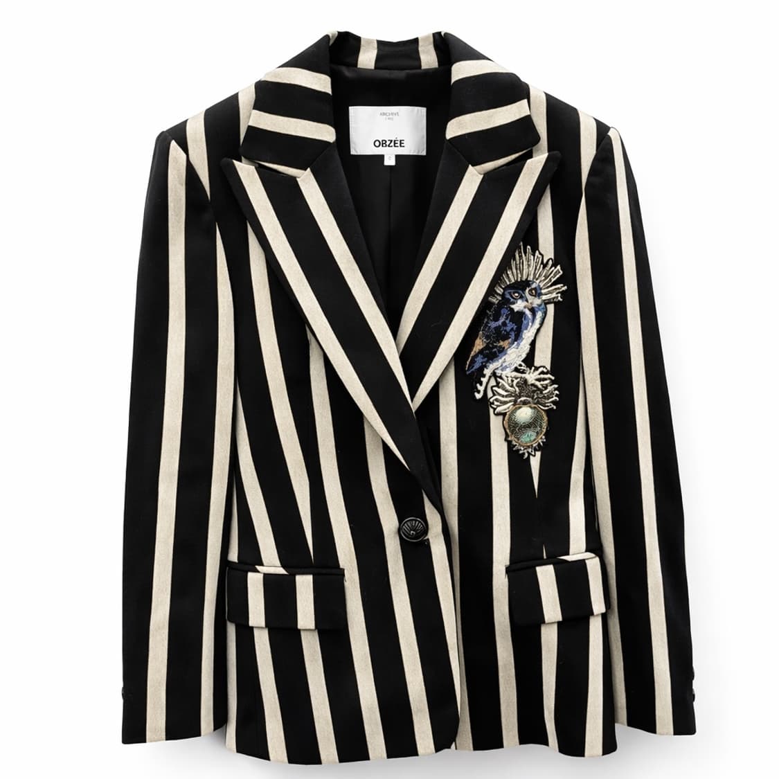 OBZEE 아카이브 스트라이프 자켓 0사이즈 상품이미지1
