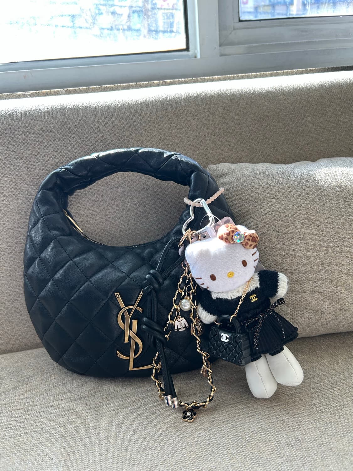 (26)롱다리키티 커스텀키링-🖤 Black Classic 🖤 상품이미지6