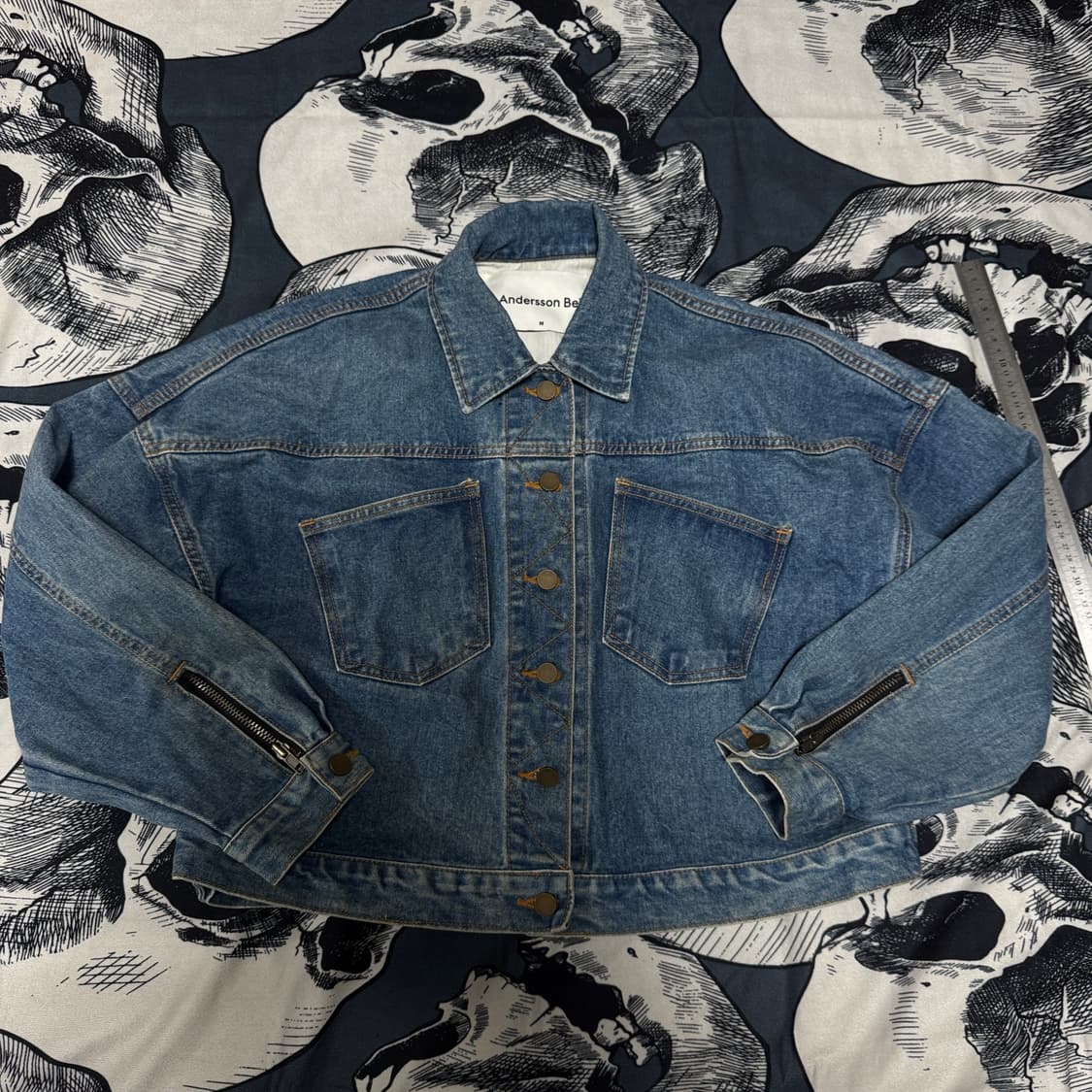 앤더슨벨 데님 여성 숏자켓 M사이즈  상품이미지2