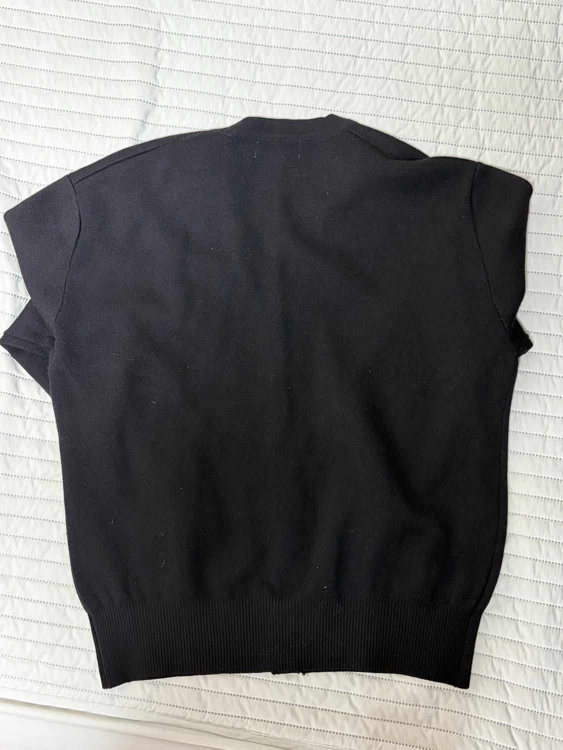 엘무드 오디너리 크롭 가디건 블랙 50사이즈 상품이미지2