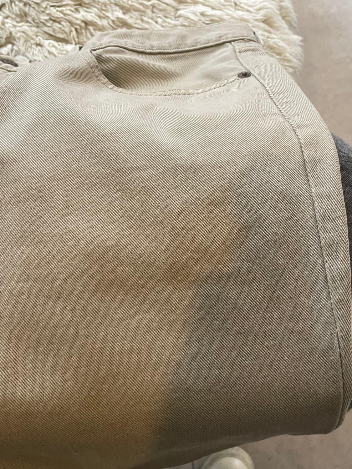 리바이스512 베이지 팬츠 화이트탭 상품이미지6