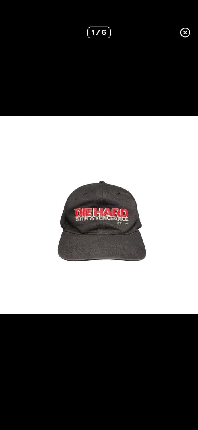 빈티지 90s Die hard 다이하드 영화 promo 스냅백 상품이미지1