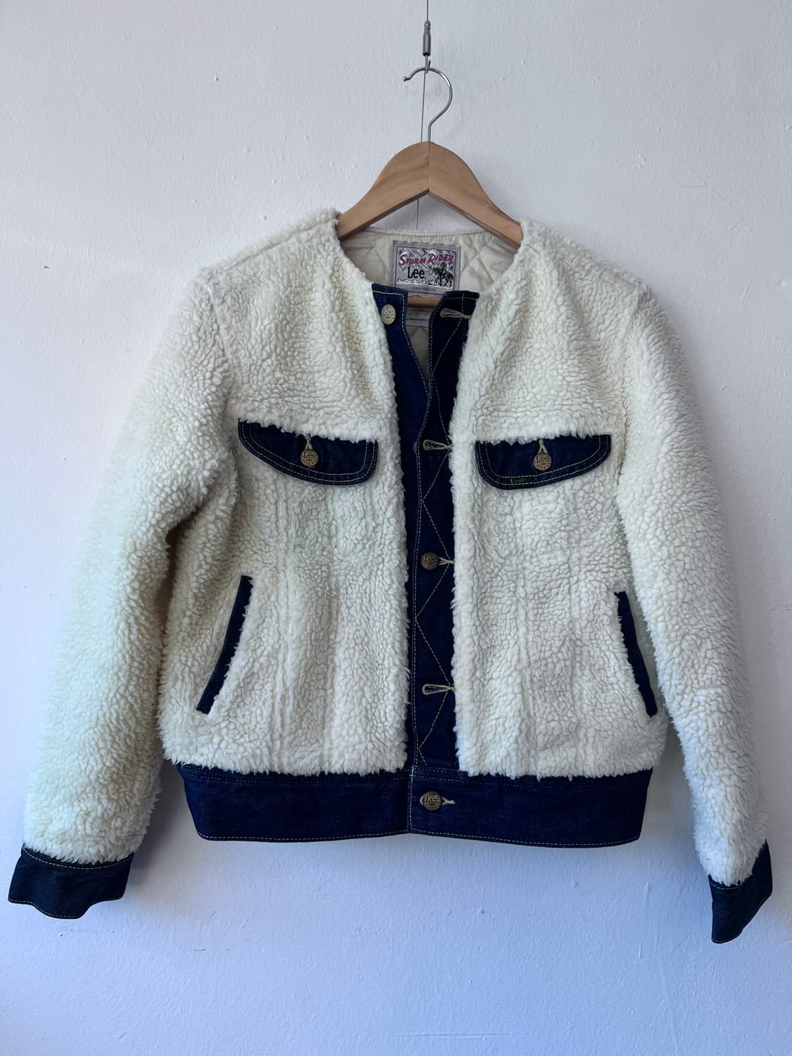 LEE 여성 노카라누빔부클자켓 M사이즈 상품이미지3