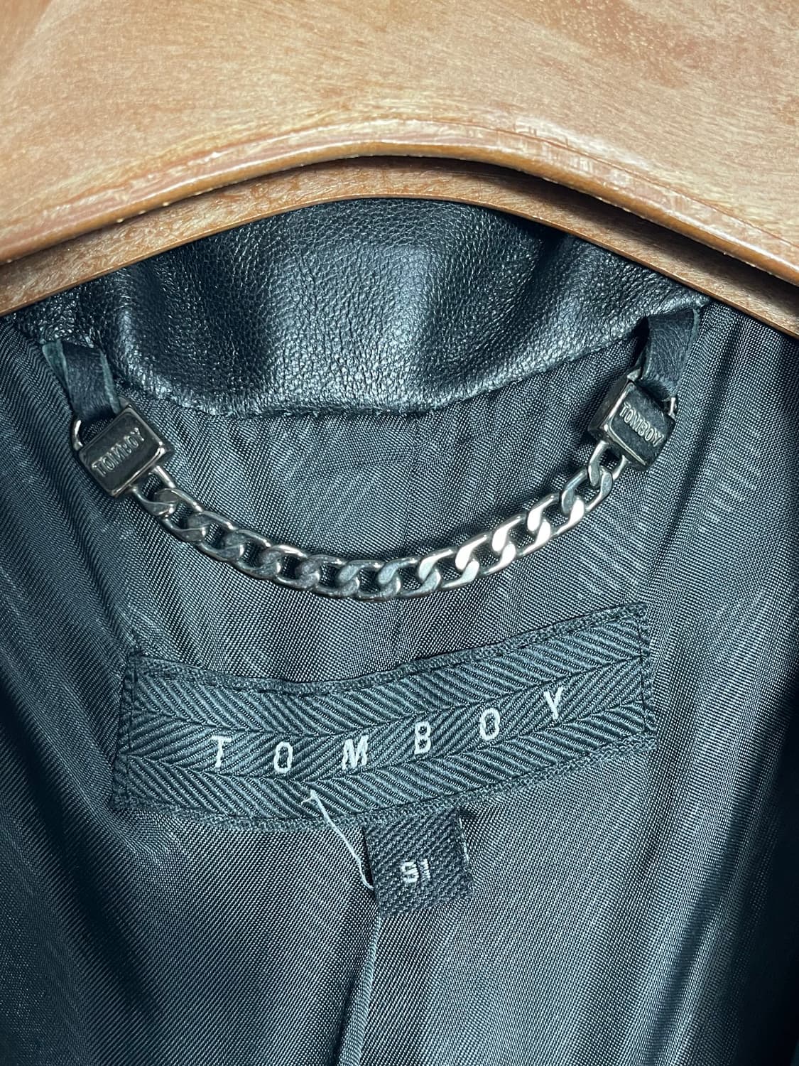 TOMBOY 레더 블레이저 상품이미지2