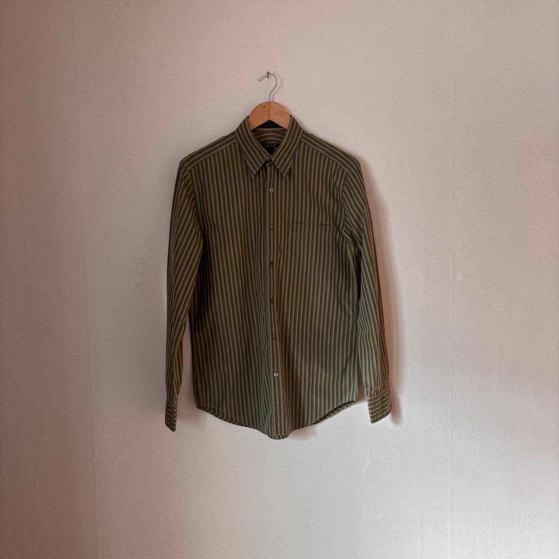 DKNY 캐주얼 스트라이프 셔츠 M 100 수입 정품 상품이미지10