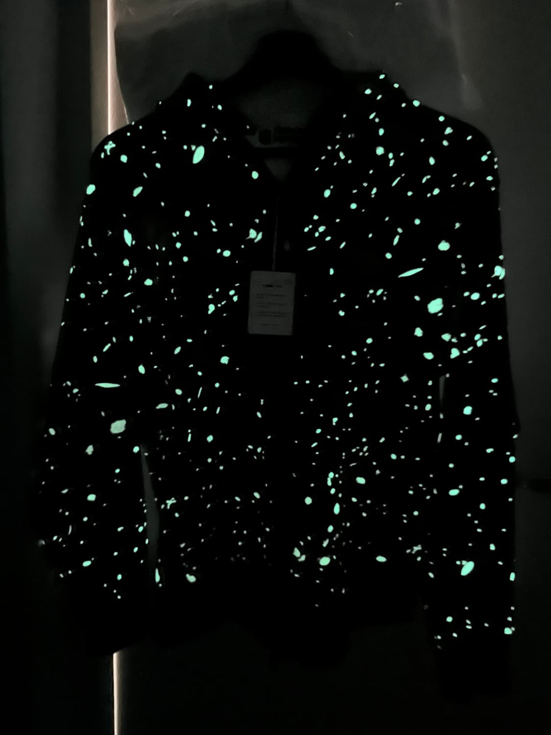베이프 스페이스 야광 후드집업 상품이미지5