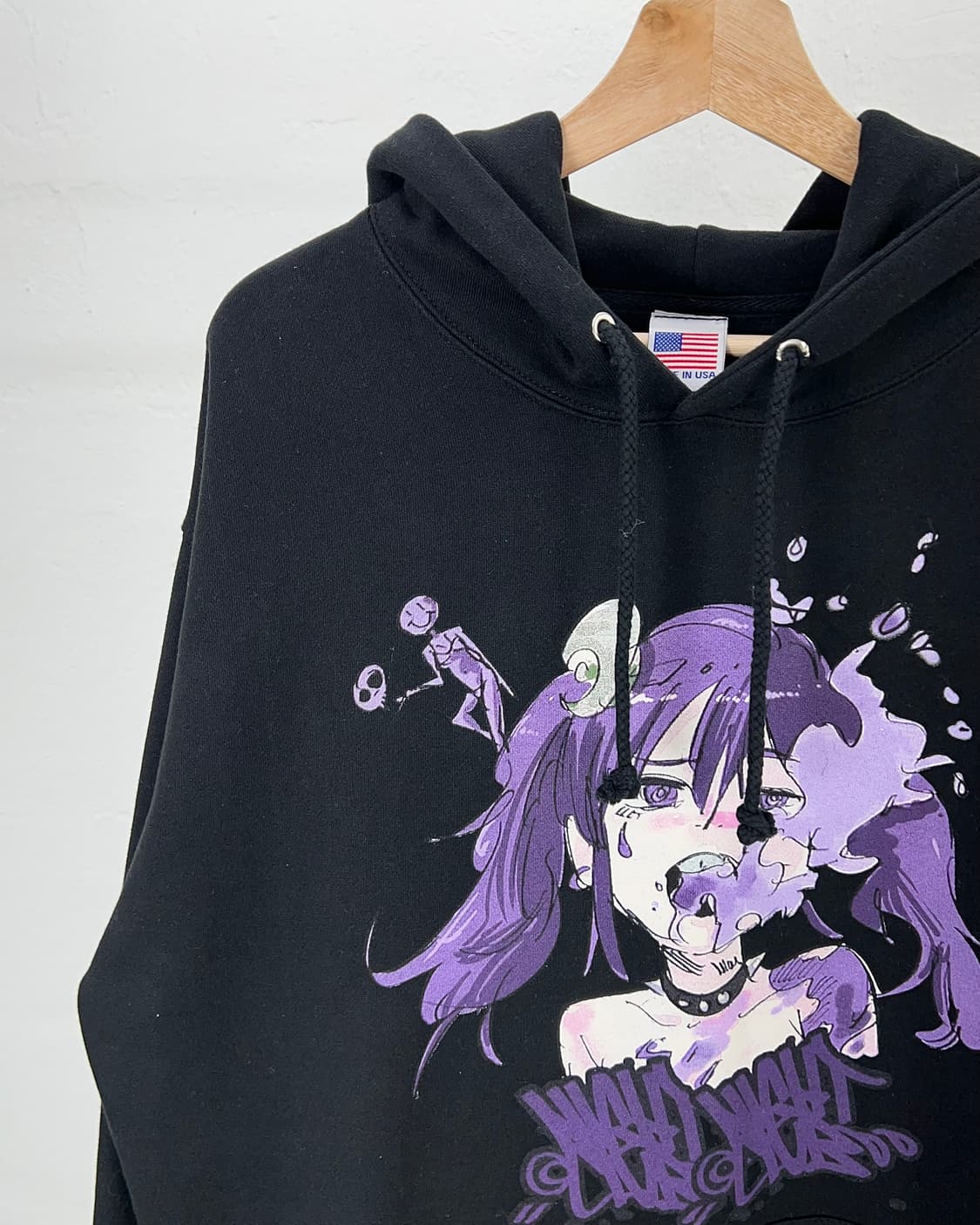 준 이나가와 x 나이트 클럽 퍼플 미스트 후드티 상품이미지2