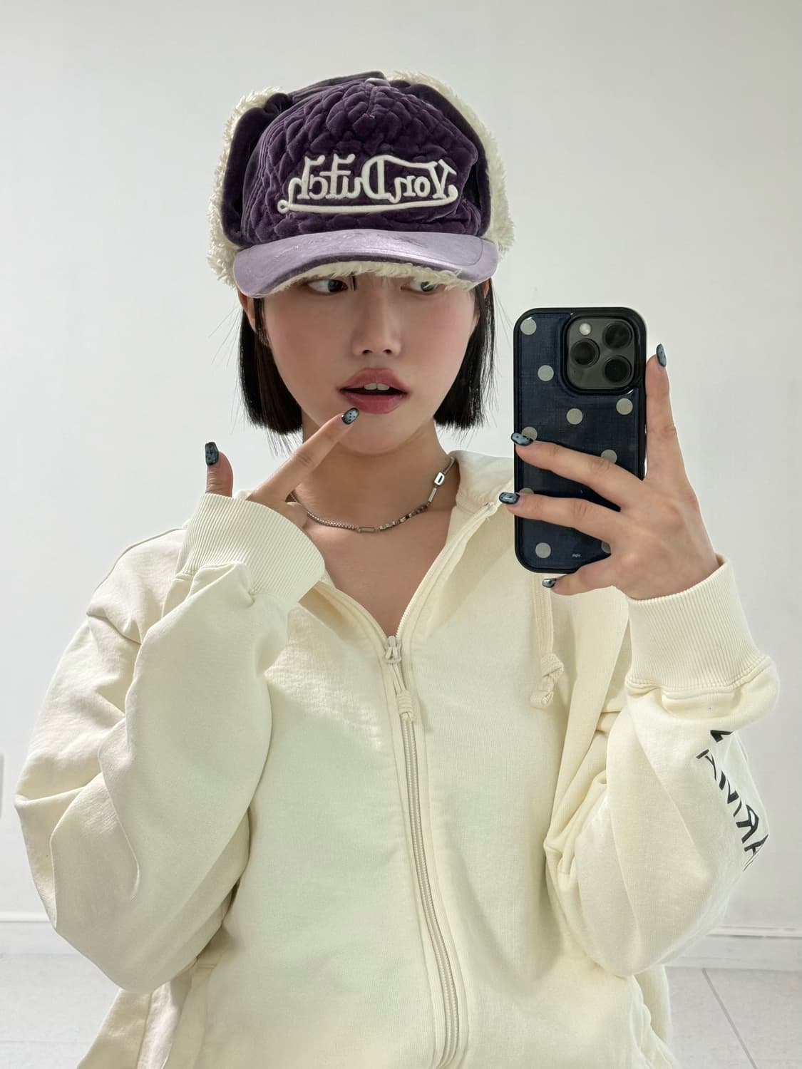 본더치 스웨이드 퍼플 트루퍼햇 상품이미지1