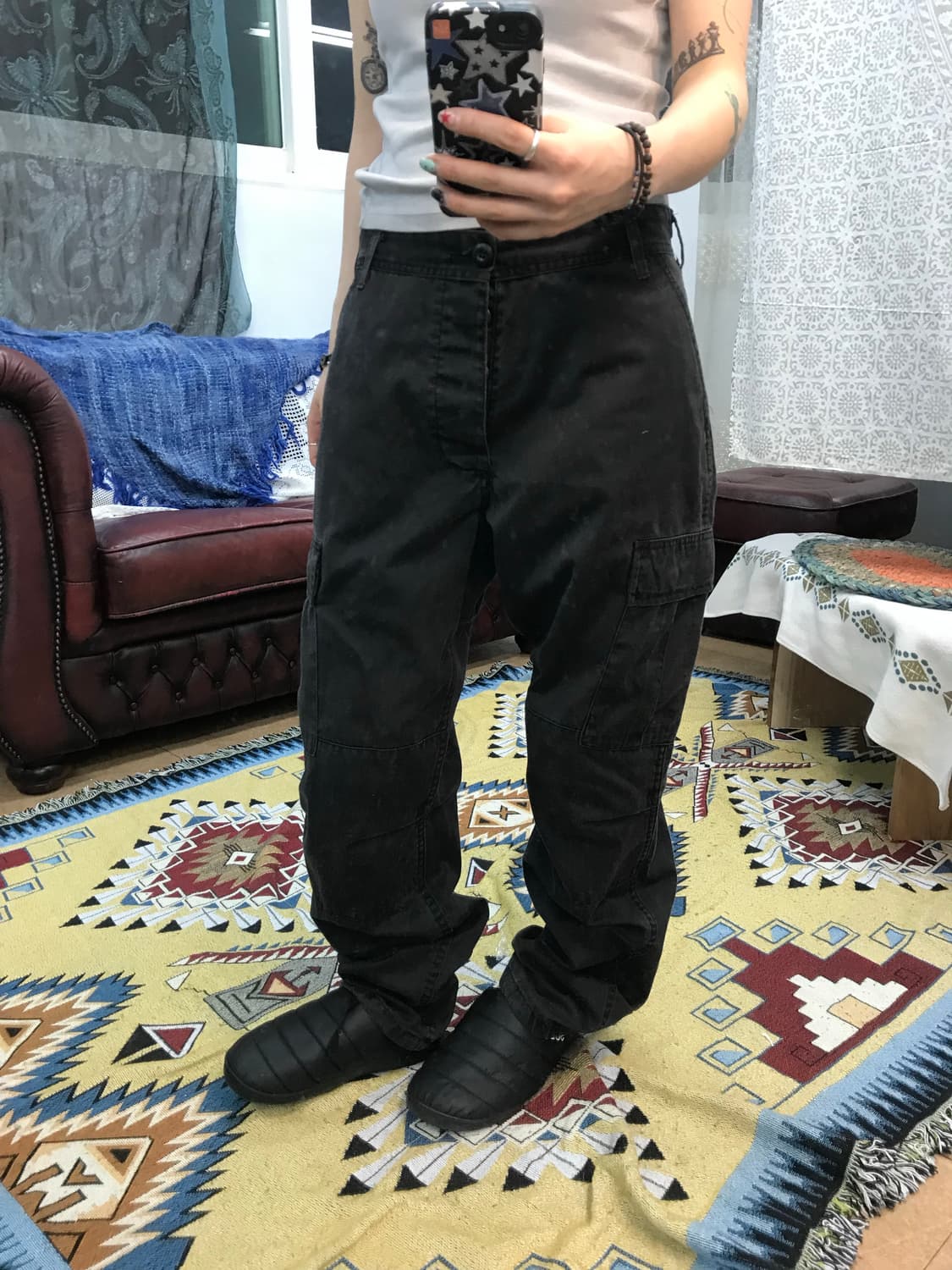 빈티지 코튼 카고팬츠  상품이미지1