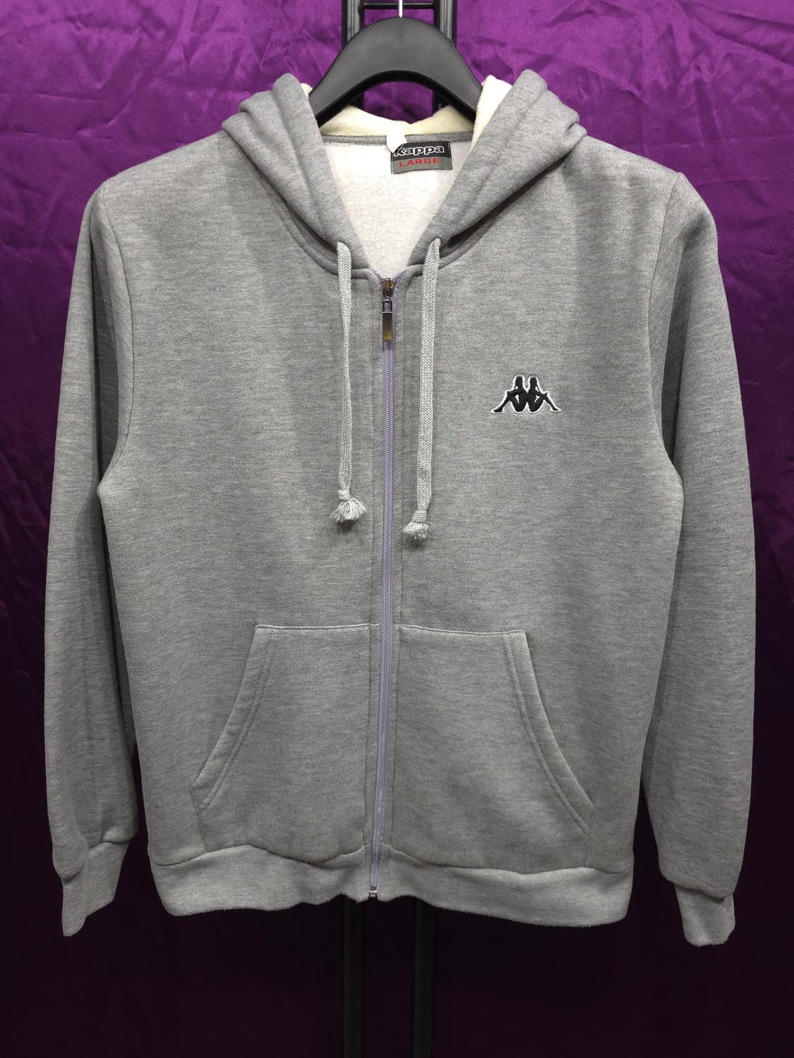 카파 여성 스몰로고 기모 후드집업 L 상품이미지1