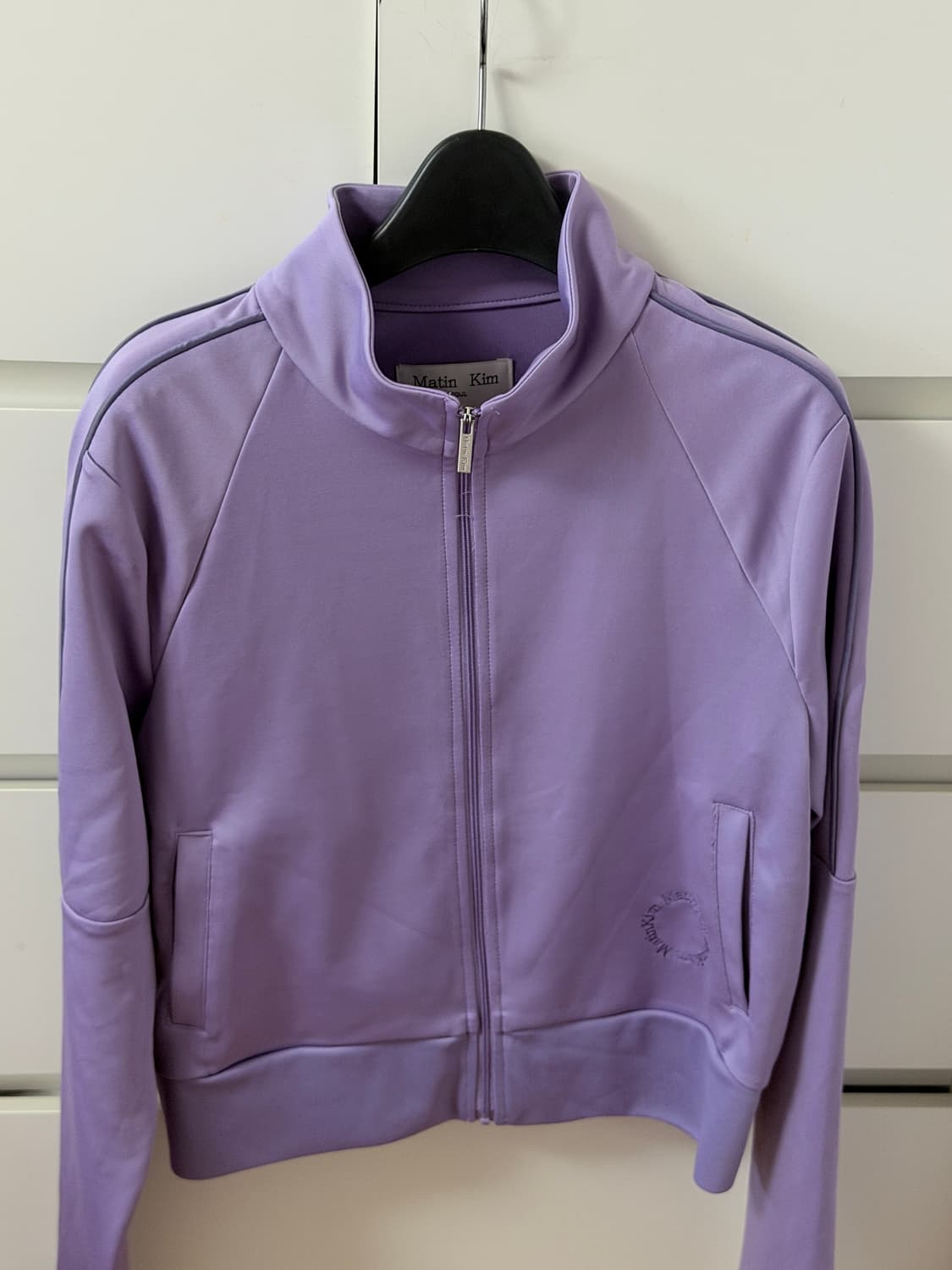 마뗑킴 보라색 져지 상품이미지1