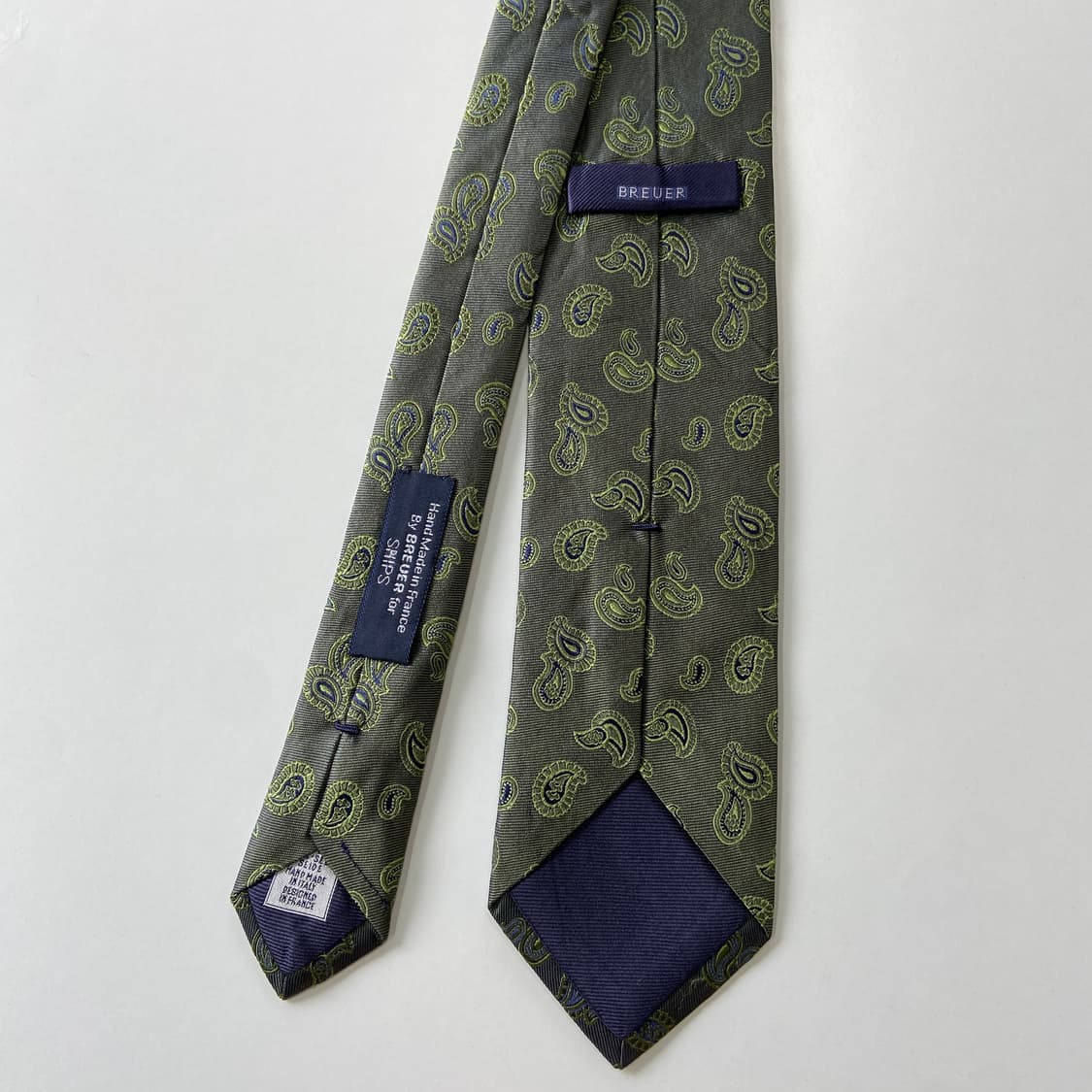 BREUER 브뢰어 페이즐리 명품 정품 넥타이8.1cm 상품이미지3