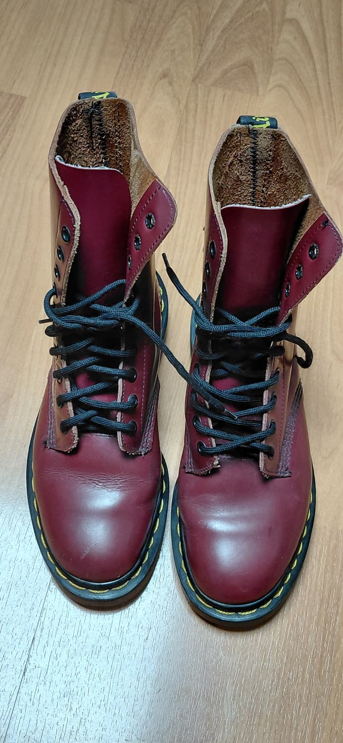 닥터마틴 1460 버건디 워커 235mm Made in England 상품이미지2