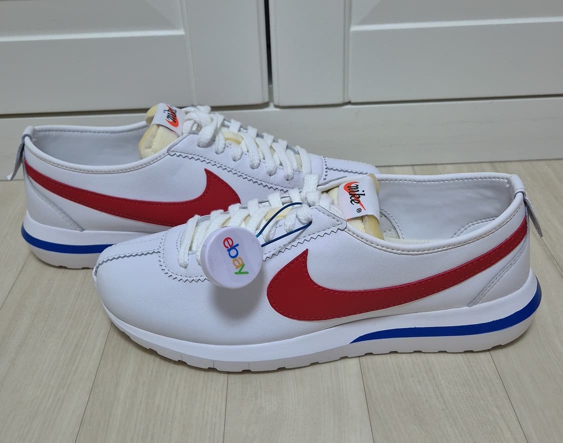 [265] 나이키랩 로쉐 roshe 코르테즈 포레스트 검프 흰빨파 상품이미지3