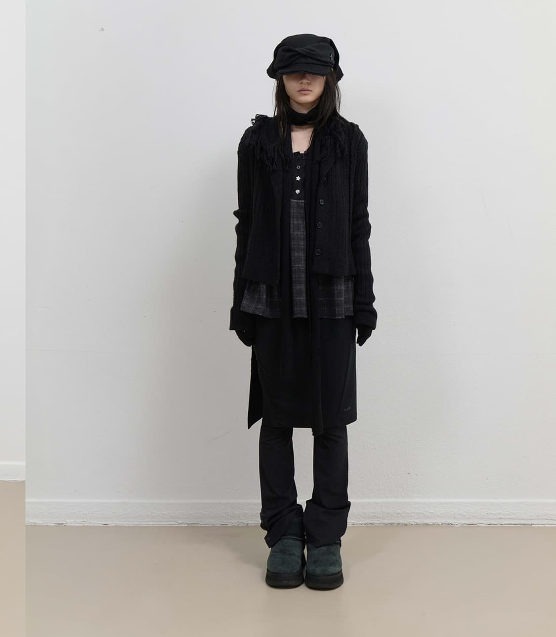 오호스 ojos  Tassel Collar Knit Cardigan 상품이미지2