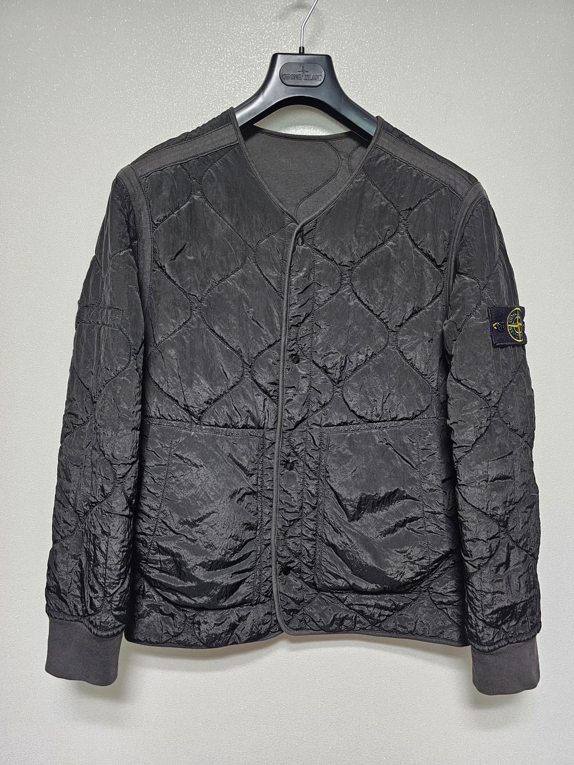 스톤아일랜드 나일론&코튼 리버시블 퀼팅 자켓 상품이미지1