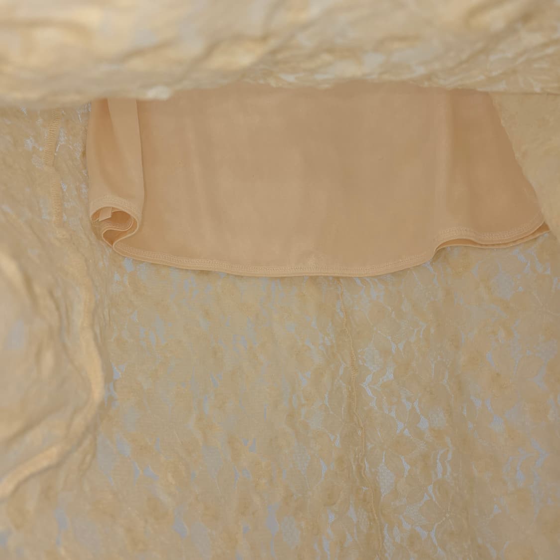 듀이듀이 로즈 레이스 스커트 아이보리 상품이미지2