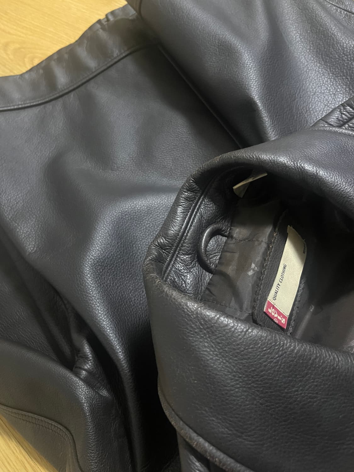 리바이스 소가죽 레더자켓 상품이미지5