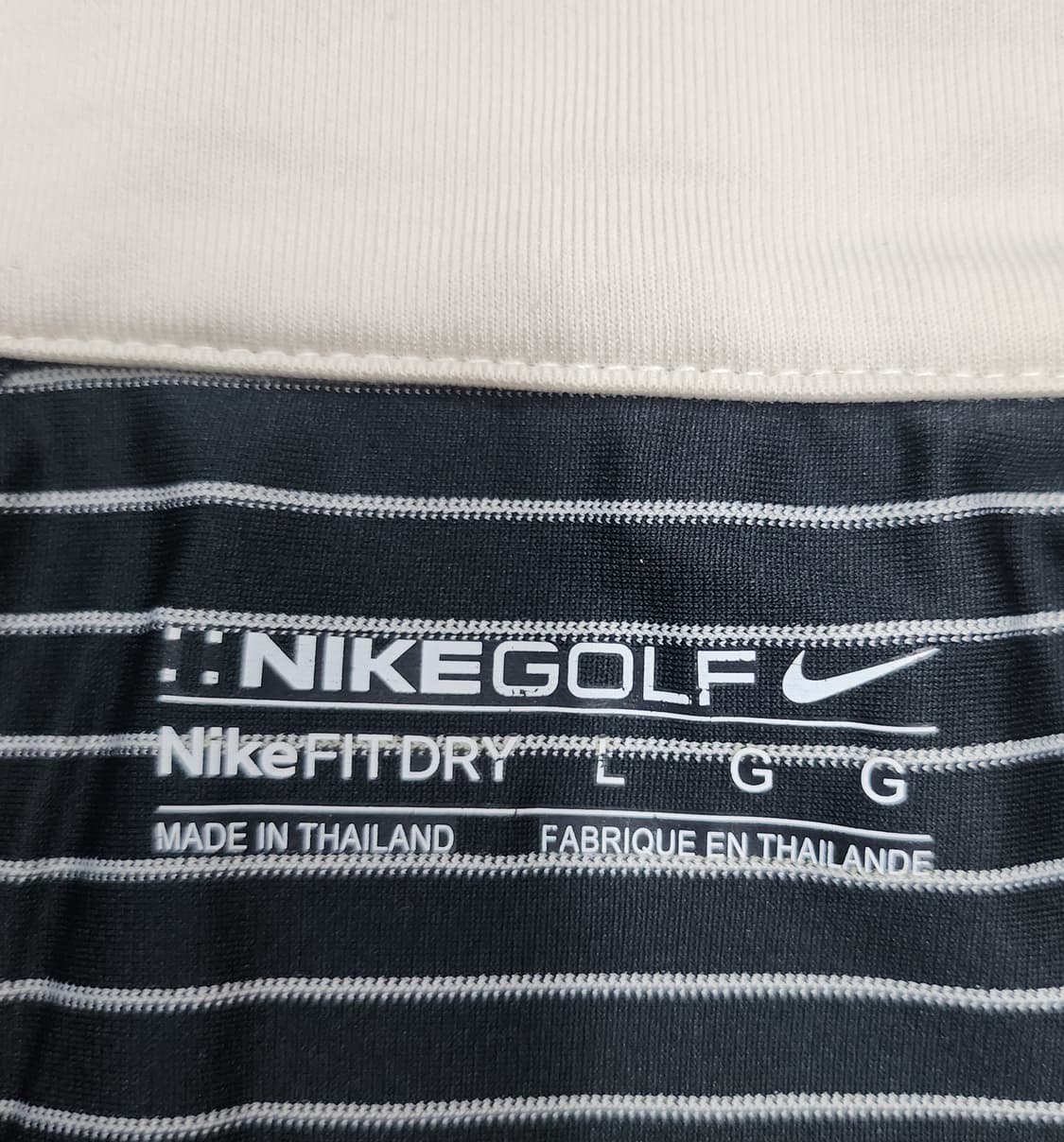 나이키 골프 스트라이프 하프집업티 L 상품이미지3