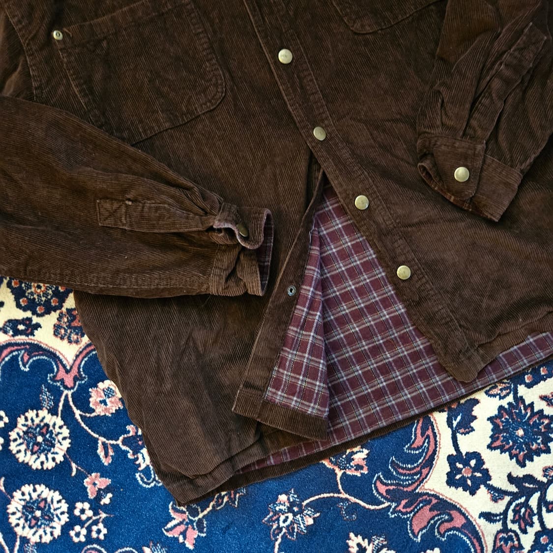 Outback Clothing 코듀로이 버튼 카라넥 자켓 L size 상품이미지3