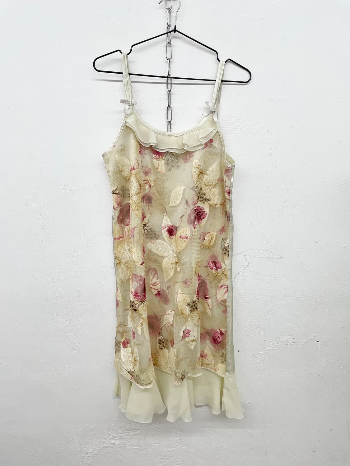 엔틱 플라워 프릴 레이스 슬립 상품이미지4