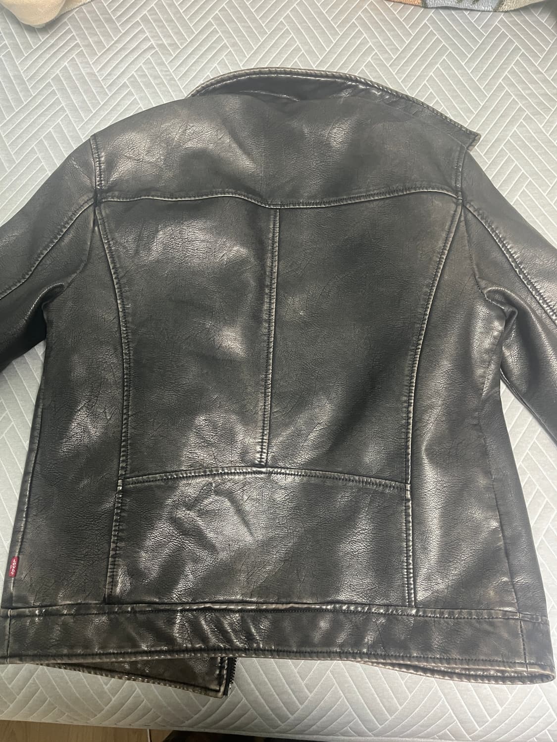 빈티지 리바이스 싱글 레더 자켓 상품이미지7