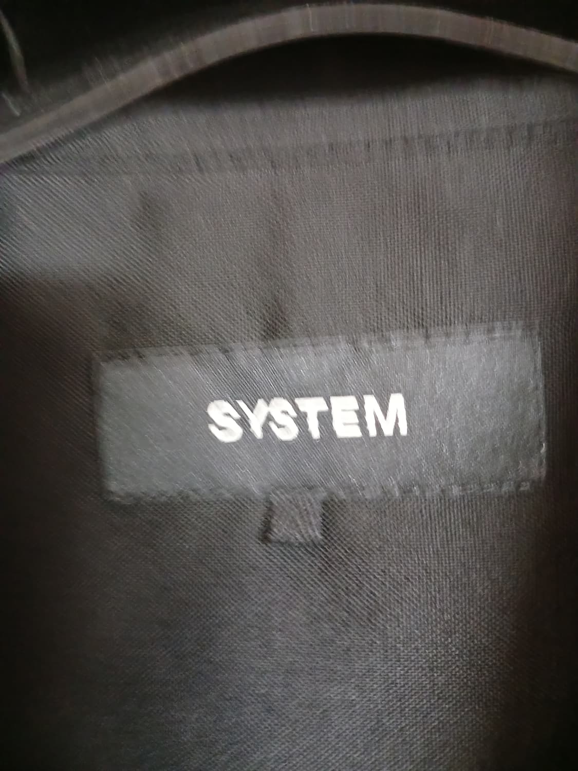 시스템옴므 남성 블랙 울 셔츠105  상품이미지6