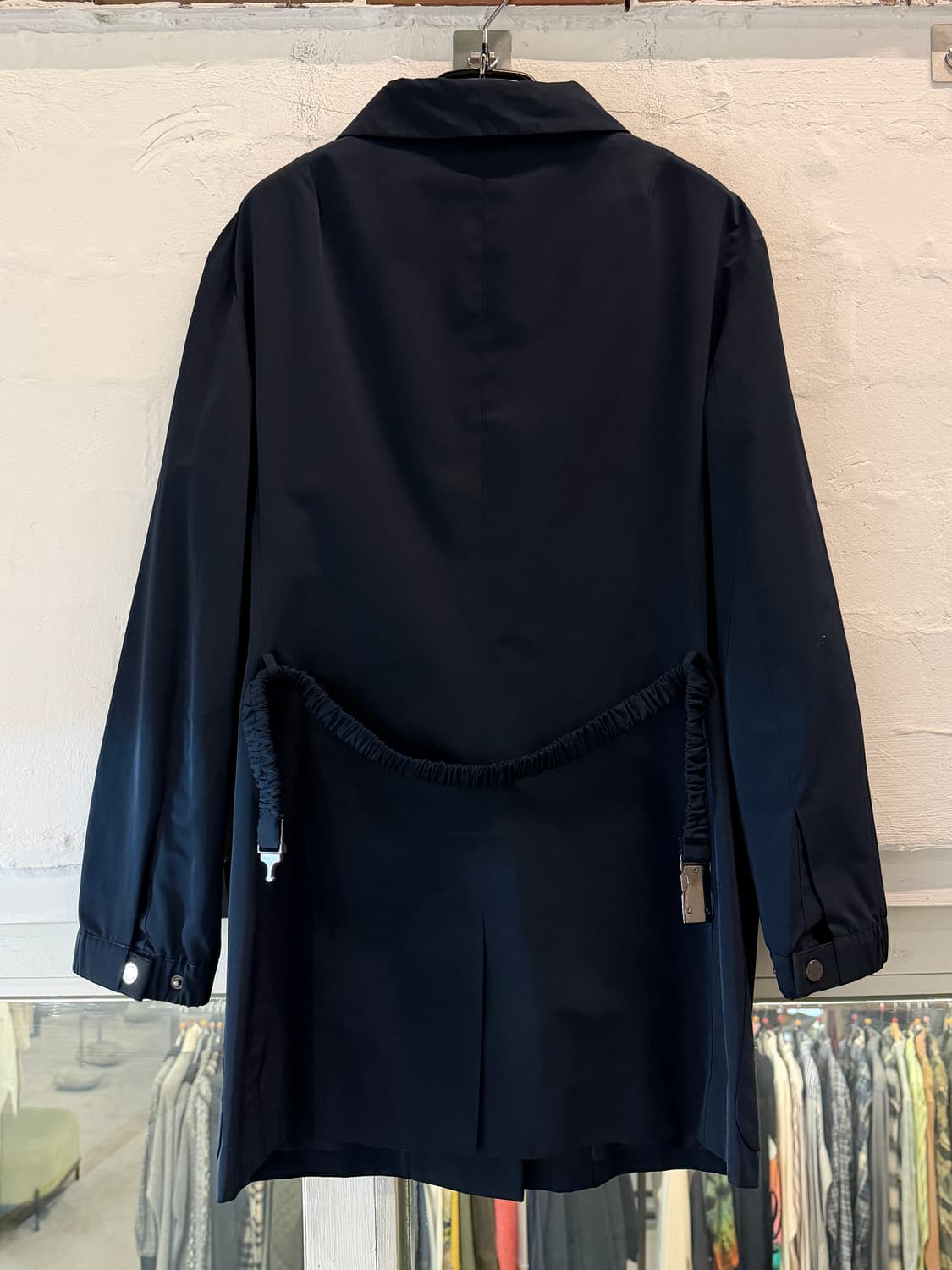 JIL SANDER 질샌더 네이비 폴리쉘 반코트 36 상품이미지8