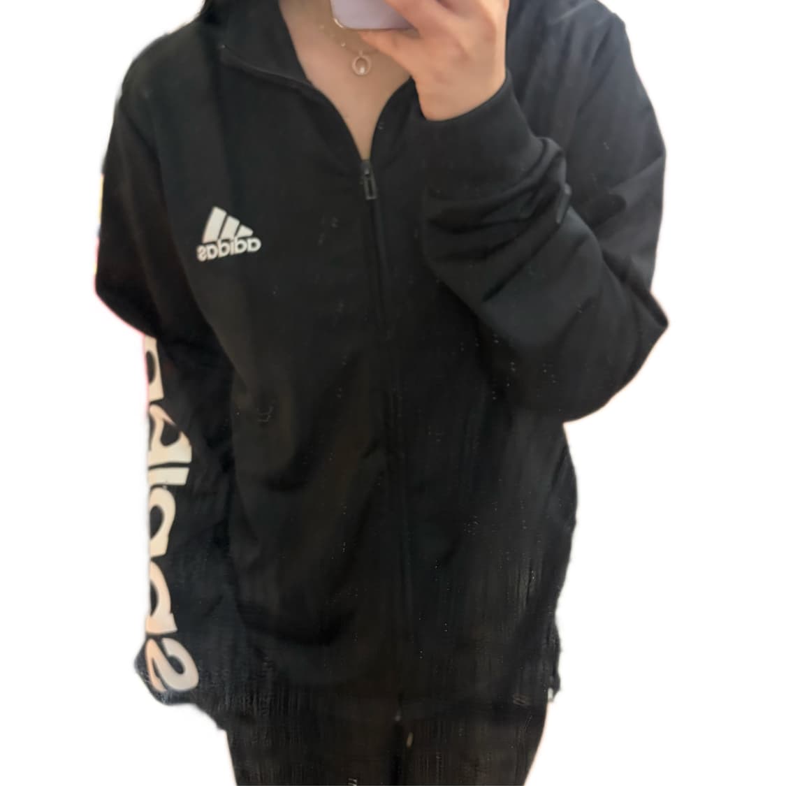 🖤아디다스 에센셜 빅로고 블랙 트랙탑 져지🖤 상품이미지3