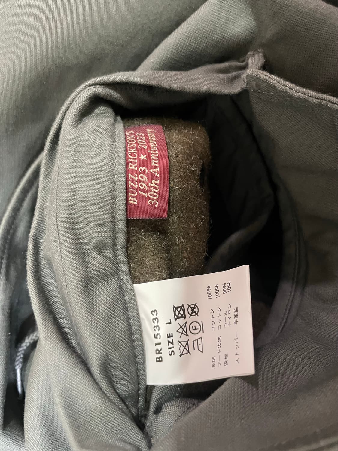 버즈릭슨 30주년 ma1 / m51 L 상품이미지9