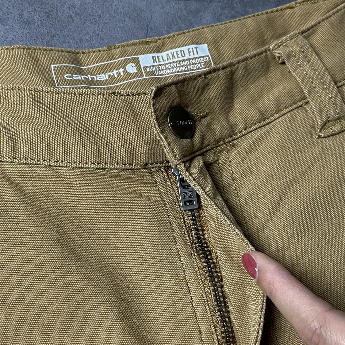 CARHARTT 칼하트103652 카멜 카펜터 워크 하프팬츠 A01051 상품이미지3