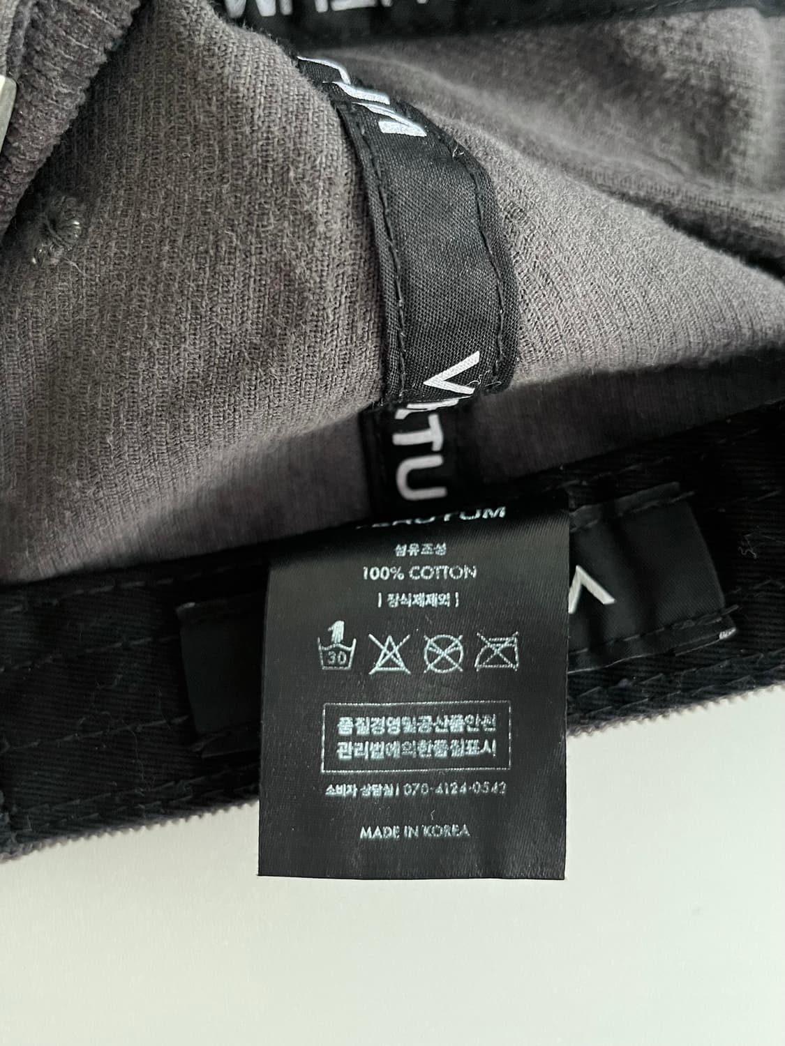 F) 베루툼 VERUTUM 아이비리그 코듀로이 볼캡 상품이미지7