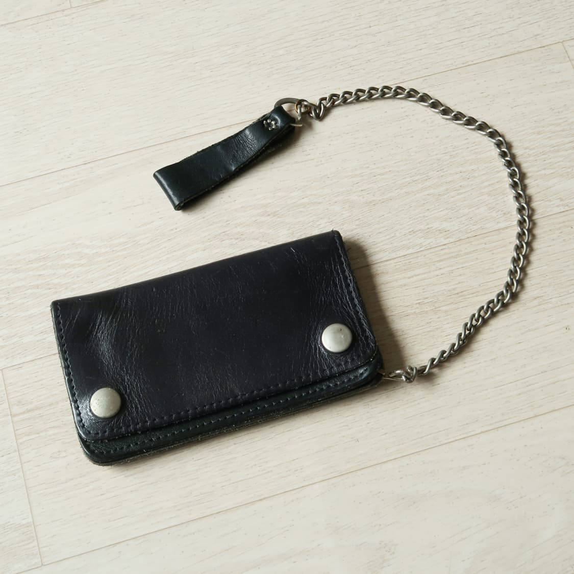 빈티지 7-80s 레더 트러커 지갑 상품이미지1