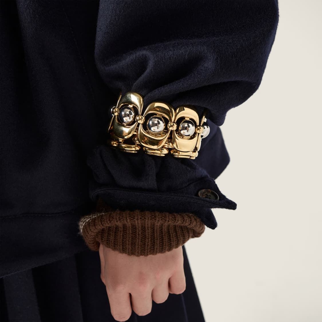 (새제품) miu miu 미우 미우 벨루어 캐시미어 블루종 지퍼 재킷 3 상품이미지6