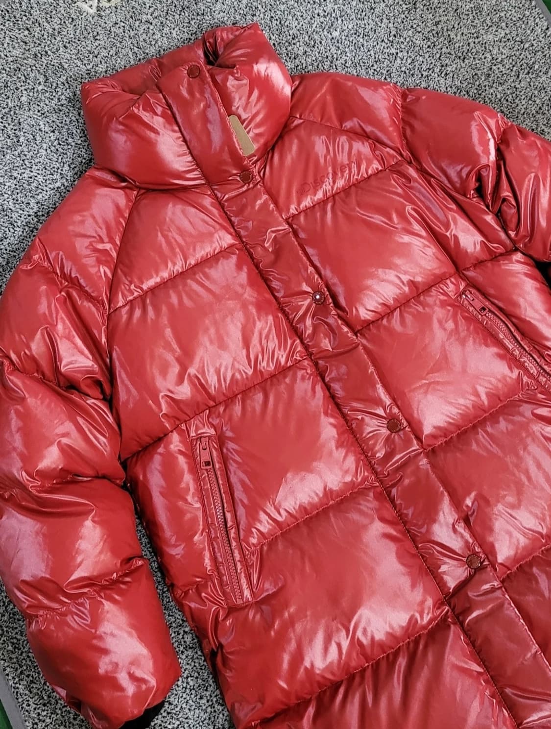 디스커버리 다홍색(Coral) 롱 패딩 상품이미지2