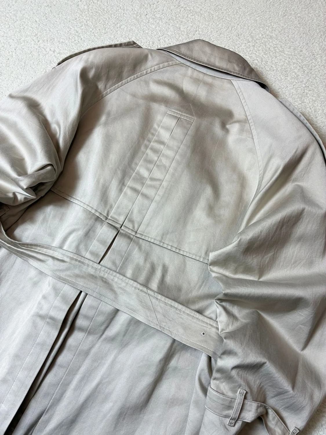 버버리 90's 재팬 벨티드 견장 트렌치 코트 PN7567 상품이미지7