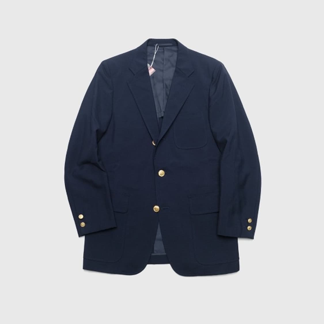 gold button 3roll2 dark navy blazer 상품이미지1