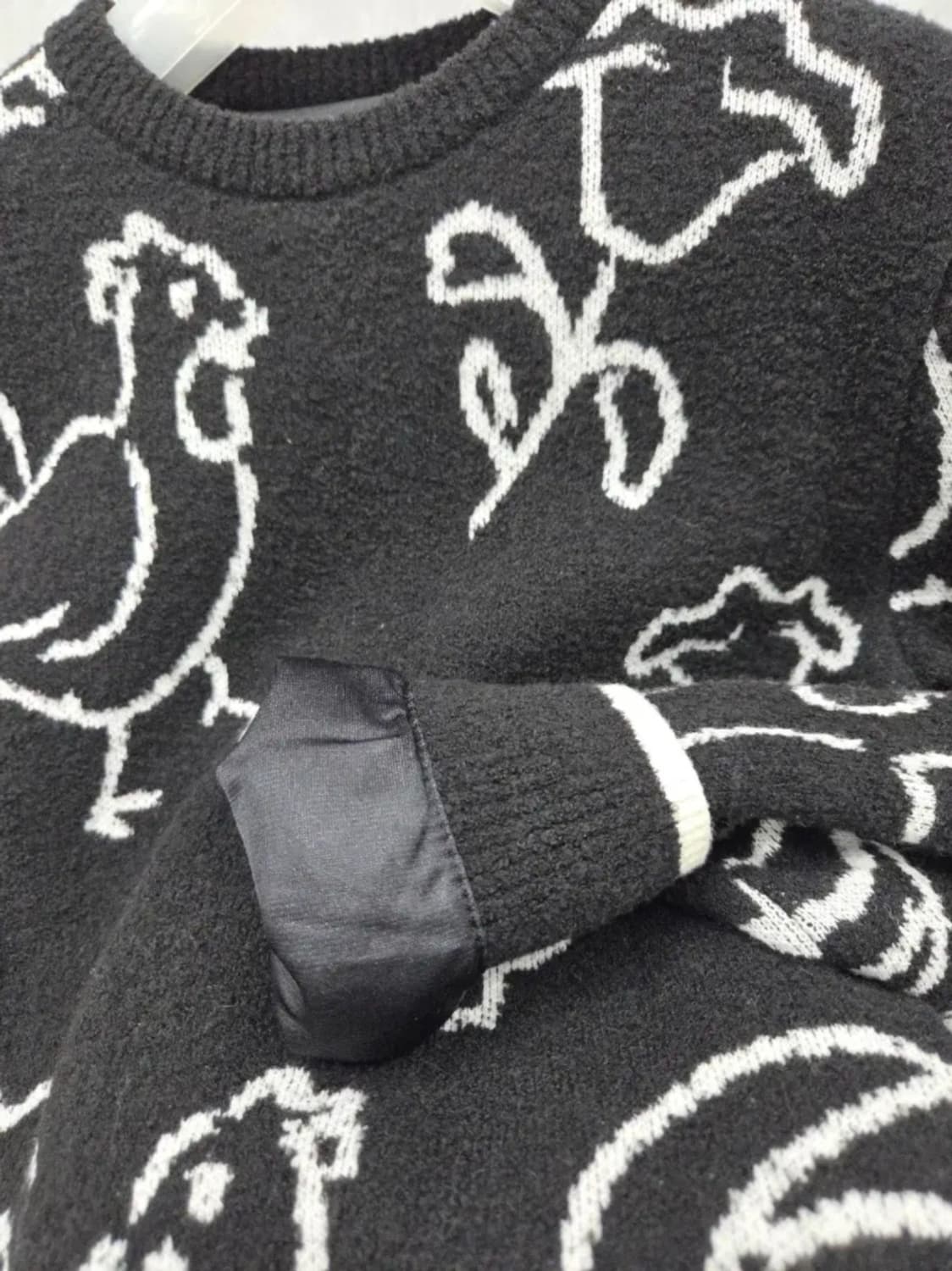 여성 85 르꼬끄 골프 방풍 니트 긴팔 상품이미지4