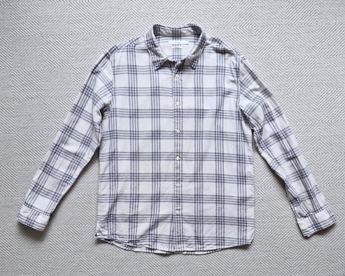 에피그램 배색 글렌 체크 셔츠 L  상품이미지1