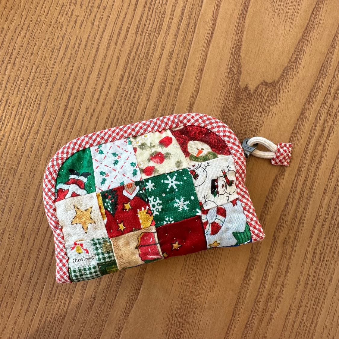크리스마스 성탄절 카드 지갑 / 간단 파우치 / 퀼트 파우치 상품이미지1