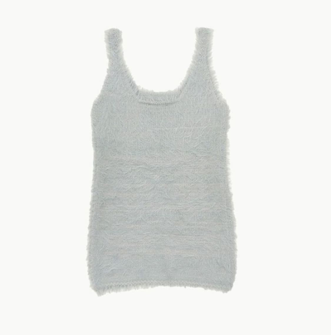 택o 아모멘토 shaggy knit dress 라이트민트 상품이미지5