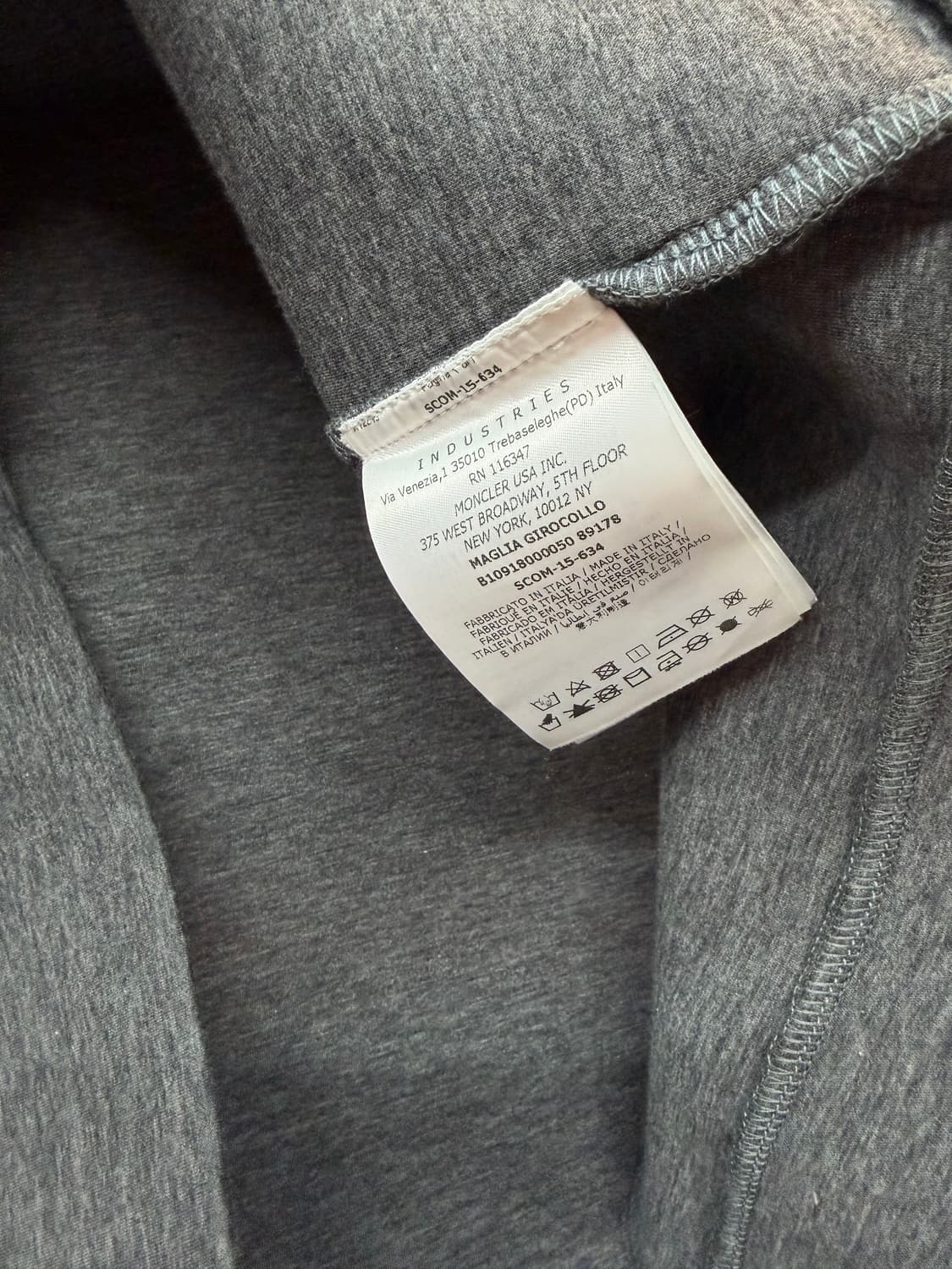 XL/ 몽클레어 네오프렌 빅로고 맨투맨 상품이미지8