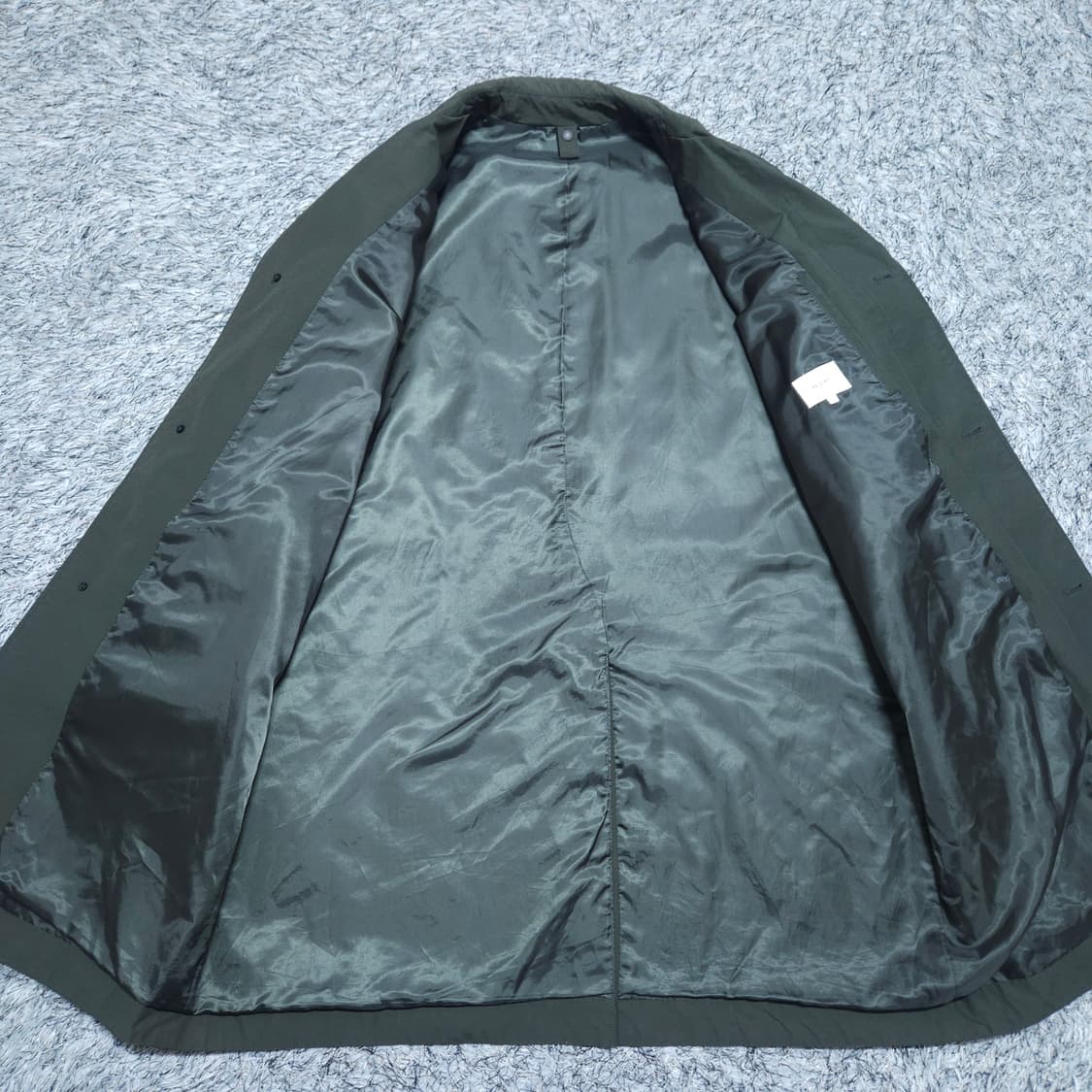 에피그램) L 남자 카키색 면+나일론 미니멀코트 / 왕눈이샵 상품이미지7